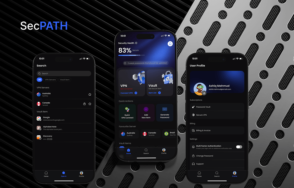SecPath VPN (VPN + Password Vault)